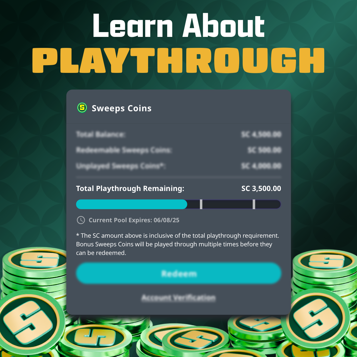 Lucky Bits Vegas Playthrough Goals